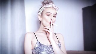 Smoking Bondage Oral Sex With Chunky Realistic Toy | Charley Luna