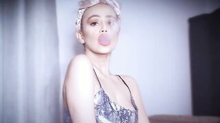 Smoking Bondage Oral Sex With Chunky Realistic Toy | Charley Luna