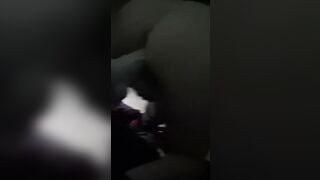 Slim MILF getting vagina spread by big sex toy