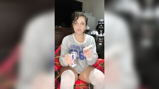 Rock Chalk College Mom Smokes