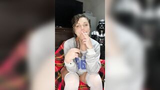 Rock Chalk College Mom Smokes