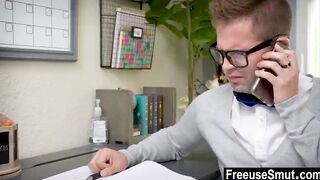 African sister freeuses stepbrother and his geeky professor