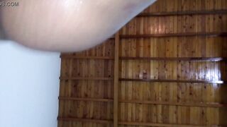 fucking with my big black cock boy after taking a bath-tub, he