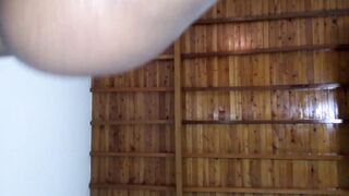 fucking with my big black cock boy after taking a bath-tub, he