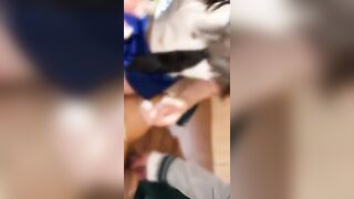 アニメコスプレ女子二人の手コキ