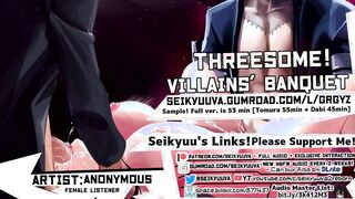 BEAUTY 3 WAY: DABI + TOMURA = VILLAINS BANQUET [MY HERO ACADEMIA]