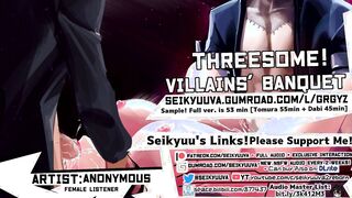 BEAUTY 3 WAY: DABI + TOMURA = VILLAINS BANQUET [MY HERO ACADEMIA]