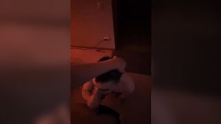 Трахнули парня страпоном пока он сосал член