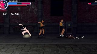 Solas City Heroes [PornPlay Animated game] Ep.two Pretty heroine gang bang with tranny street thugs