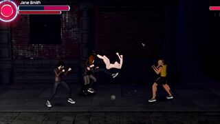 Solas City Heroes [PornPlay Animated game] Ep.two Pretty heroine gang bang with tranny street thugs