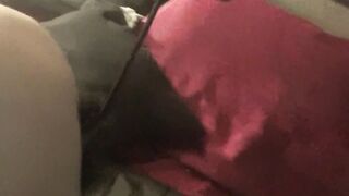 daddy teases and tortures his crazy sexy cunt with mouth for being with whip paddle nipple clamps edging etc