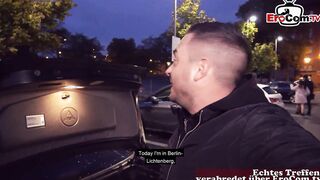 Chubby german Mom hoe with natural breasts pick up for