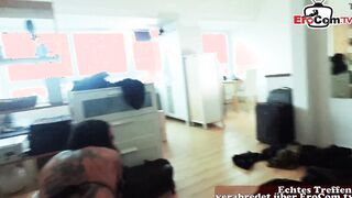 Petite tattooed ebony haired Older woman during a pirvate Banged!