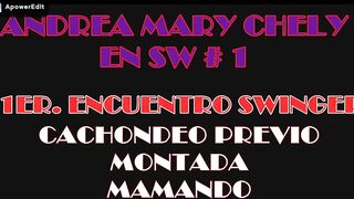 Mary Chely Andrea ex-wife inside her first swinger encounter