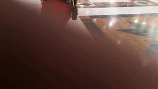 Plowed in the restroom inside the mall and cum inside mouth
