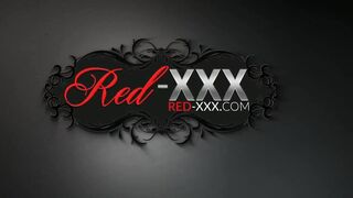 Horny old Red XXX masturbating and panty stuffing