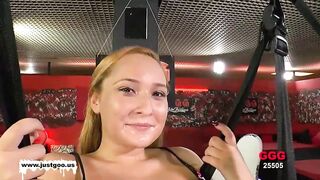 Little Nelly Benz gets her pussy creamed on a sex