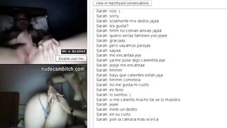 Lesbian couple pleasuring each other front of the web cam
