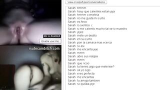 Lesbian couple pleasuring each other front of the web cam