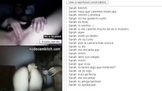Lesbian couple pleasuring each other front of the web cam