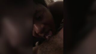 Downstairs eating my bimbos vagina and butt why everybody up stairs in