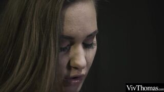 babe Naomi Bennett plays with gf's long beautiful boobs and