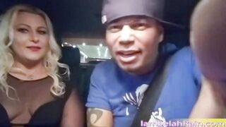 PAWG Selah Rain Sucks and Fucks Driver for Ride