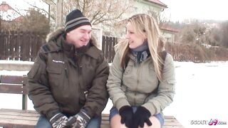 Older Guy Seduce Curvy Nylon Barely Legal to Plowed Outdoors inside