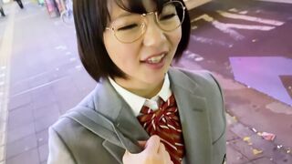 Real Japanese 18 friend with benefits having some fun. Big Tit