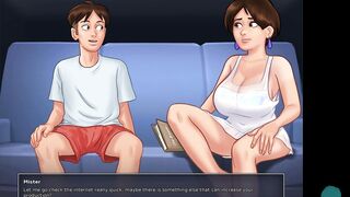 SUMMERTIME SAGA #109 • Pleasuring her tight milf twat