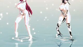 MMd r18 hot ladies will make you rough as a rock and cum 3d cartoon