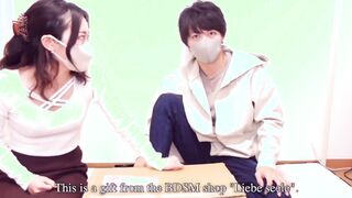 縄で緊縛された彼女をバイブと種付けプレスで拘束調教 Japanese Rope Bound up Fucked - Insane Orgasm with Restrained Bdsm