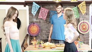 Anya Olsen, Samantha Hayes Stepsisters Into Cinco De Pie O