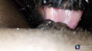 African snatch licking දිව දාල ආතල් එකක් ගන්නවා
