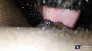 African snatch licking දිව දාල ආතල් එකක් ගන්නවා