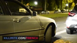 Fellatio inside a vehicle with a prostitute