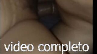 Cutie ex-wife on huge friend penis and hubby masturbating