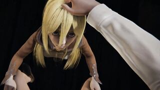 Mikasa futa fucks Historia Reiss 3D anime