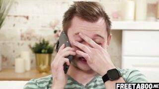 milf Stepmom Gets Anally Tag Teamed By Her Stepson &