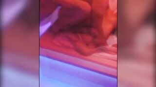 Boy with long cock penetrating fiance without condom and hubby films everything