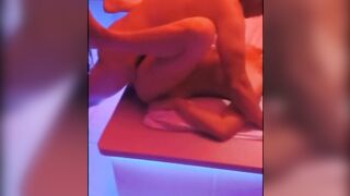 Boy with long cock penetrating fiance without condom and hubby films everything