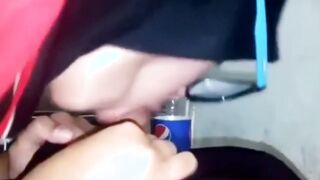 the satisfaction of a hijab cunt with mouth