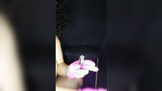 Chubby Huge Natural Boob Skank Vibrates Herself In Shaking Orgasm