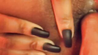 Vagina and anal finger bang
