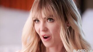 SLAYED Jazlyn & Lilly enjoy playtime with strap-on & dildos