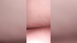 Double Penetration Booty and snatch spread out with cummed on vagina