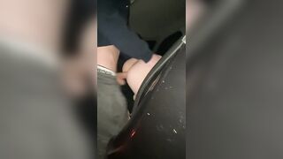 Anal fucking into vehicle