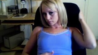 Hot Blonde sluts performing and Posing into Livestream for fans