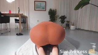 Yoga with a Pepsi can deep into my teenie vagina
