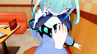 【REAL POV】Unemployed VTuber blows cock for money